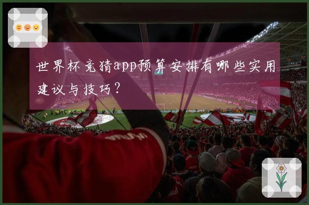 世界杯竞猜app预算安排有哪些实用建议与技巧？