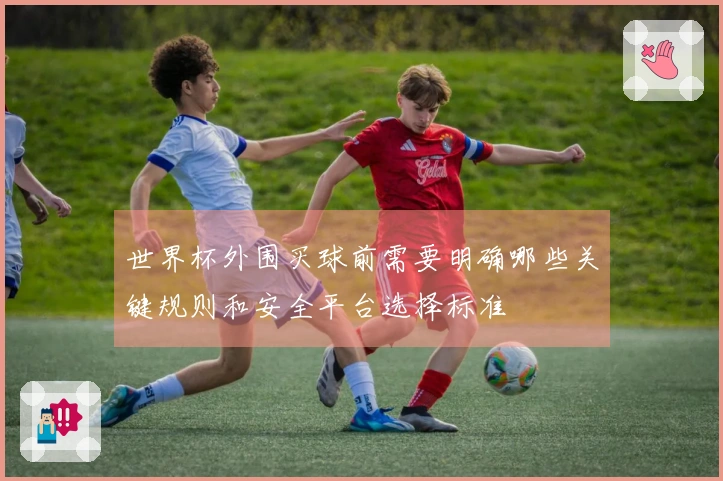 世界杯外围买球前需要明确哪些关键规则和安全平台选择标准