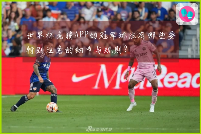 世界杯竞猜APP的冠军玩法有哪些要特别注意的细节与规则？