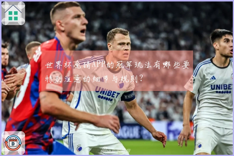 世界杯竞猜APP的冠军玩法有哪些要特别注意的细节与规则？